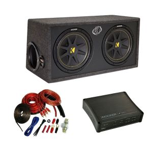 Kicker Car Stereo Dual 12 DC12 Comp Subwoofer Speaker Sub Box IX500 2 