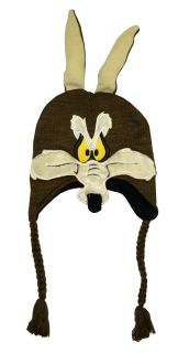 Wile E Coyote Face Looney Tunes Cartoon Adult Pilot Peruvian Laplander 