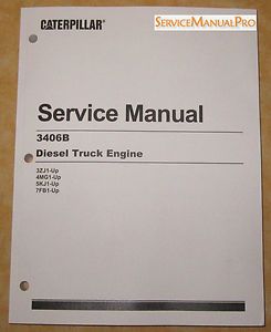 New Caterpillar 3406B Truck Engine Shop Service Repair Manual SEBR0544 