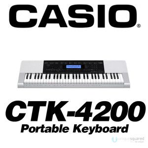 Casio CTK4200 CTK 4200 61 Key Piano Style Portable Electronic Keyboard 