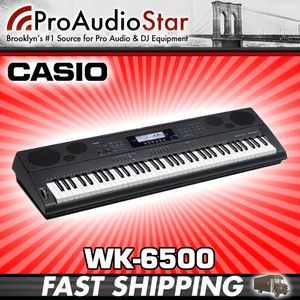 Casio WK 6500 76 Key Digital Keyboard Workstation WK6500 PROAUDIOSTAR 