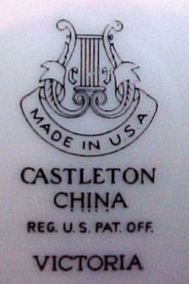 Castleton China Victoria Round Chop or Service Plate