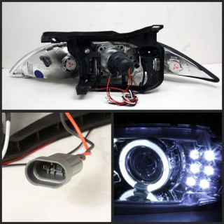 95 99 Cavalier 1 Piece Style Halo LED Projector Headlights Corner 2in1 