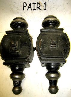 carriage lamps pair 1 extremely good original lamps all glass is 