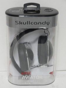 Skullcandy Aviator On Ear Roc Nation Headphones w/Mic Black