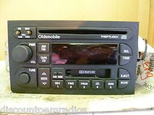   Oldsmobile Cutlass Ninty Eight Cutlass Cd Cassette Radio 16228053 OEM