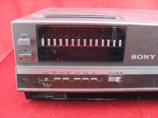   Betamax SL 5010 Video Cassette Recorder for Parts or Repair