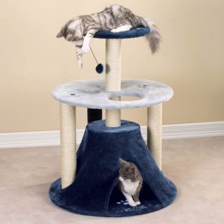 Savvy Tabby Kitty Teepee Perch Cat Play Furniture