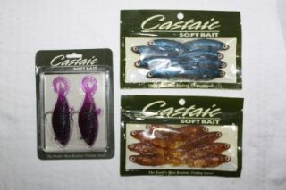 NIP CASTAIC SOFT BAIT   3 packages (18 baits) **FATHERS DAY**