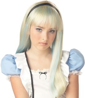 Tween Girls Wigs Alice in Wonderland Kids Costume Wig