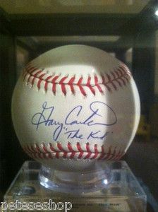 Gary Carter autographed Major League Baseball
