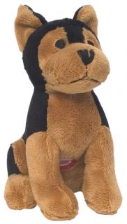 doberman plush dog toy barking interactive item # p2