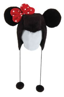 Minnie Mouse Ears Catarina Adult Hoodie Hat Disney Costume Accessory 