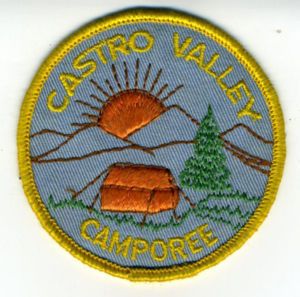 Old Castro Valley Camporee Boy Scout Patch
