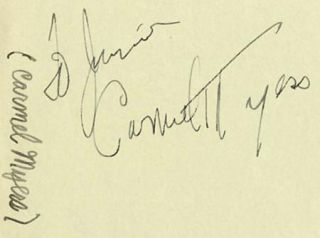 Carmel Myers Vintage 30s Signed Album Page Autographed