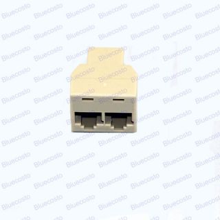   Sockets RJ45 Cat 5 LAN Ethernet Cable Connector Cord Adapter
