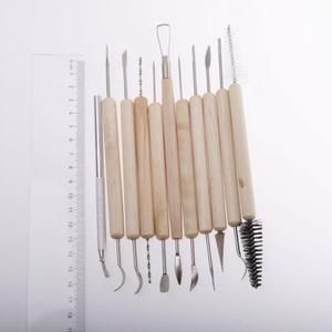   Clay Soap Carving Modeling Tool Set Wood Handle Sculpting