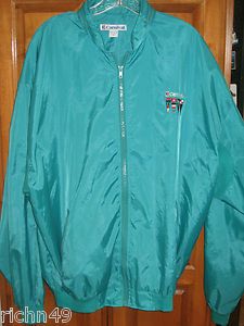Carnival Cruises Extra Large Teal Green Wind Breaker Jacket