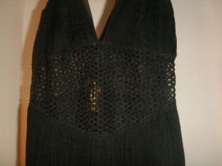 Catherine Malandrino Deep V Neck Black Dress Size 2P (XS) NWT