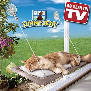 Sunny Seat Cat Bed as Seen on TV Suction Window Pet Perch