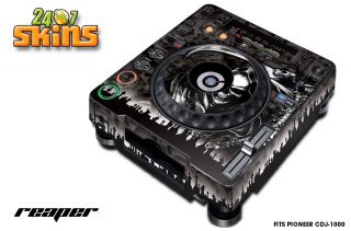 Skin Decal Sticker Wrap Pioneer CDJ 1000 MK3 DJ Turntable CD Pro Audio 