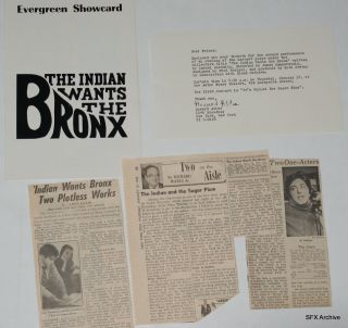 Vint 1968 Al Pacino Indian Wants The Bronx Off Broadway Program Doc 