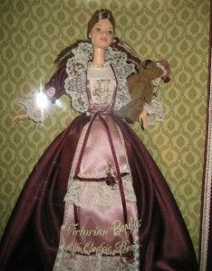 1999 Victorian Barbie with Cedric Bear Collector Edition