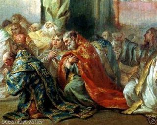 Russian Print Coronation Catherine II The Great Russia