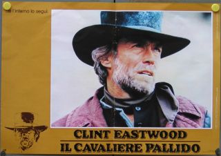 PALE RIDER   CLINT EASTWOOD   Great Rare Original Set of 6 Italian 