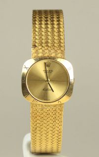 Ladies Rolex Cellini 18K Yellow Gold Watch