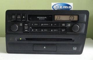 Honda Civic 2001 2005 CD Cassette Radio Player Combo 2PC3 Tested 