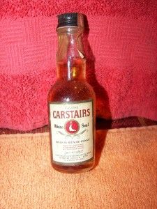 Old Miniature Bottle Carstairs White Seal American Blended Whiskey 