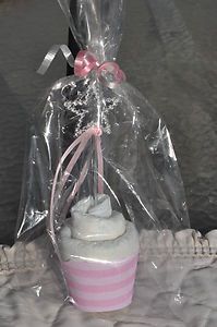 Diaper Cupcake Princess Baby Shower Favor Centerpiece Gift