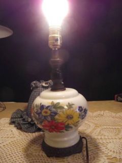 Vintage Lamp Accurate Casting HP Lamp VGC Works Estate