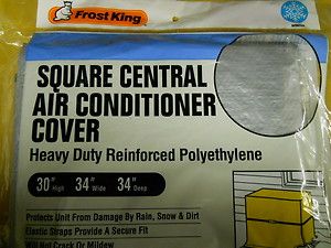 Frost King Square Heavy Duty Central Air Conditioner Cover 30 x 34 x 