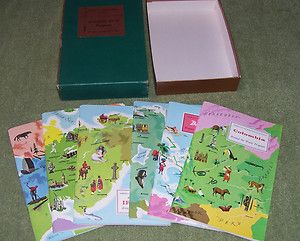 Vintage American Geographical Society Around The World Program 6 Books 