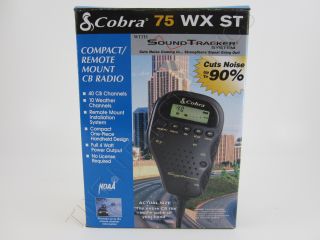 New Cobra 75WXST 40 Channel CB Radio w 10 NOAA Weather Channels