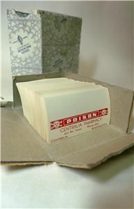 Old Poison Labels Centralia Washington Pharmacy 400 Box Vintage 