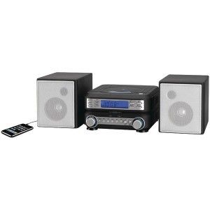 GPX HC221B Horizontal CD Player with Am FM Radio and Clock