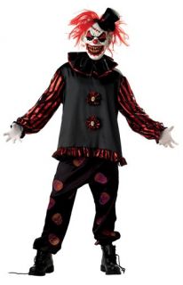 Adult Carver Killer Evil Scary Clown Costume MR14804