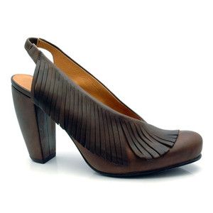 Coclico Cervantes Brown Fringe Pumps 38/US7.5 #