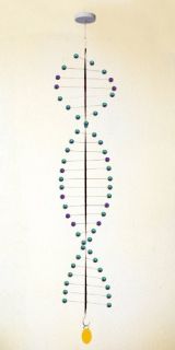 Colorful Nova Dancing Helix DNA Spinning Classroom Hanging Mobile 74