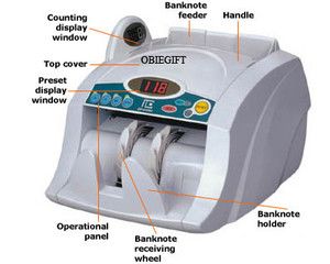 NEW ELECTRONIC BILL CASH CURRENCY MONEY HANDLING COUNTER MACHINE 