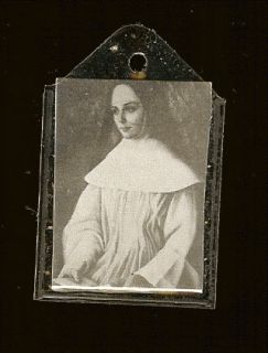 Mere Marie Catherine de St Augustin Relic Card 1 1 4