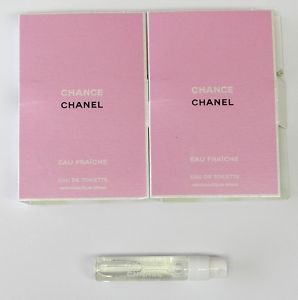 Chanel Chance Eau Fraiche EDT 2ml 06oz Spray Sample X2