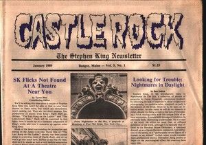 Castle Rock January 1989 The Stephen King Newsletter Nightmares in The 