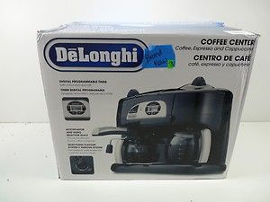 DeLonghi Coffee Center Coffee Espresso Maker Digital BCO 120T