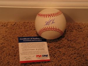 Starlin Castro Autograph Signed OMLB Baseball PSA DNA
