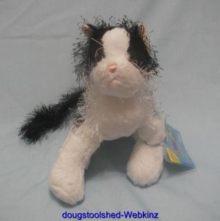 New Webkinz Black White Cat HM016 Unused SEALED Code 661371006888 