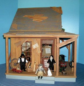 Dollhouse Miniature OOAK Handcrafted Finished Little Rascals Club 